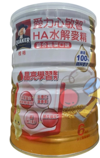 桂格 愛力心敏智HA麥精 綜合 蔬菜口味 700公克