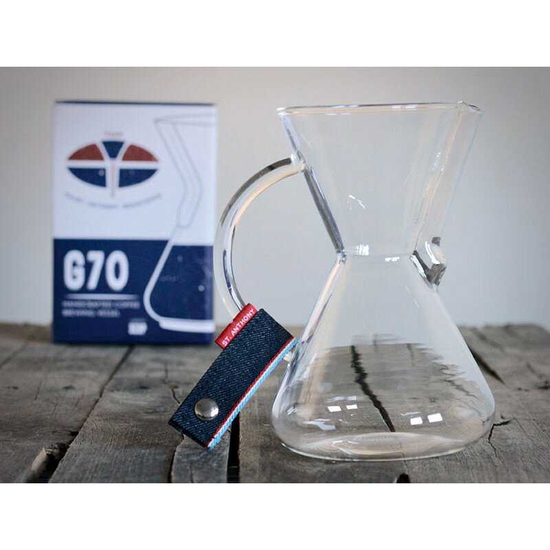 美國進口 Saint Anthony Industries G70 70度 手工打造 手沖咖啡壺 & 專用濾紙 2