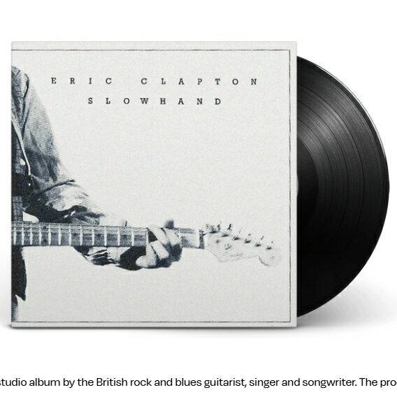【35週年版 】Eric Clapton Slowhand 黑膠唱片LP