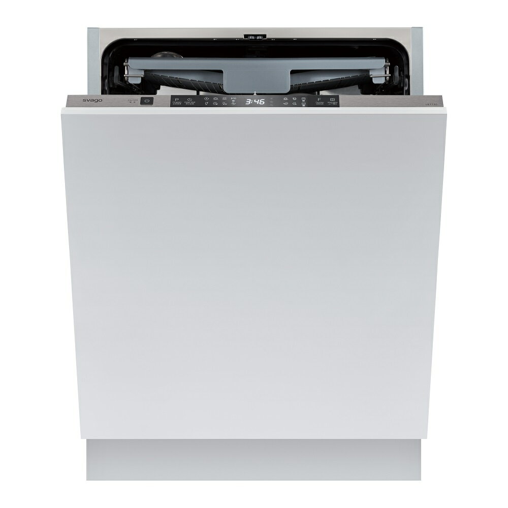 義大利 svago 享樂 VE7770 全嵌式自動開門洗碗機(滑動門設計)(110V)(14人份) ※熱線07-7428010