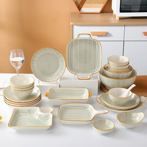 家用米飯碗陶瓷碗面碗單個吃飯碗餐具碗碟套裝碗盤日式小湯碗