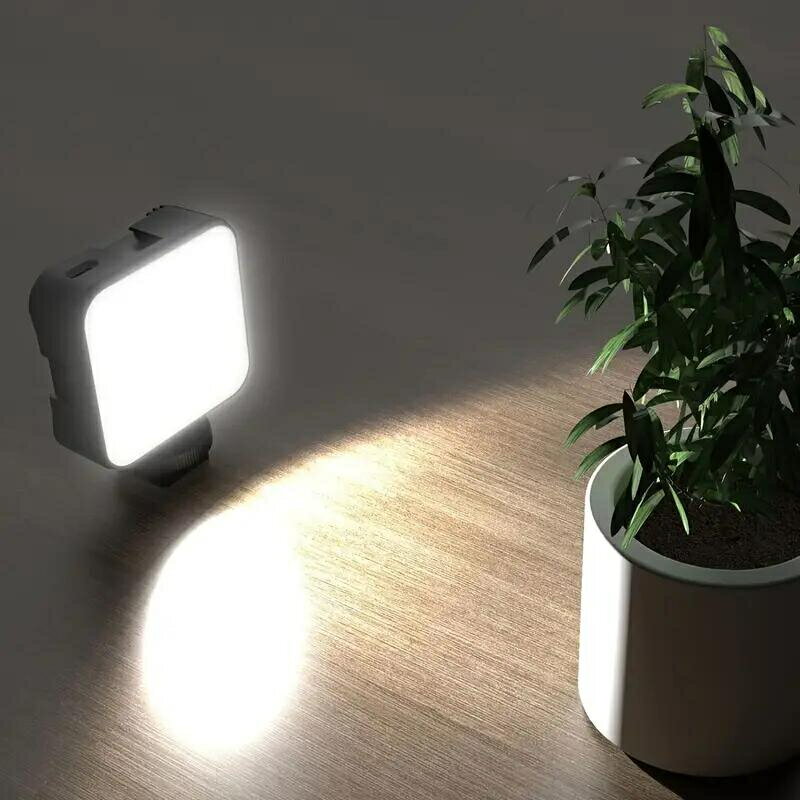 迷你便攜補光燈自拍攝影rgb室內打光手機直播拍照led氛圍手持專業可充電打光燈 1