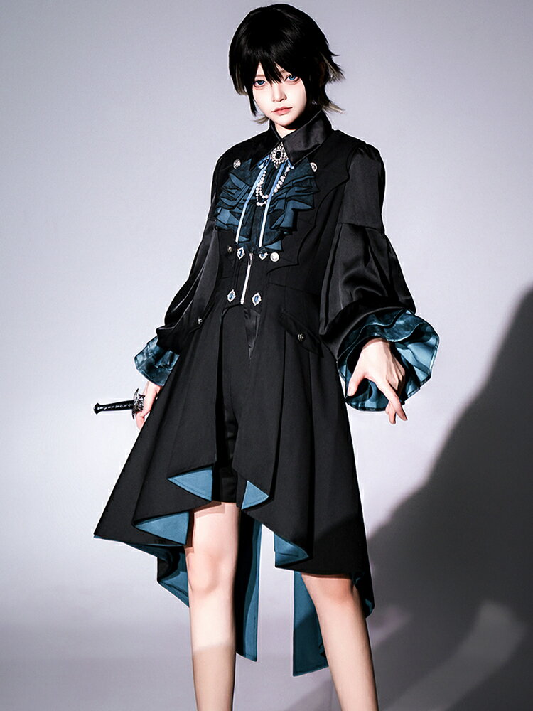 olita正太王子裝暗黑哥特風洛麗塔中性裝萬聖節服裝禮服套裝
