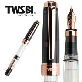 三文堂 TWSBI 鋼筆 鑽石 580透黑玫瑰金 II(加贈大筆套)【領券滿額再折千8/31止】