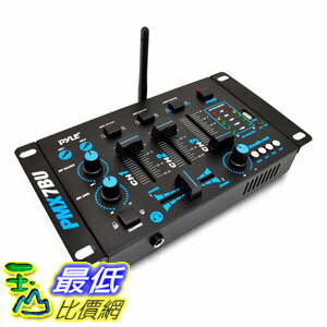 <br/><br/>  [106美國直購] Pyle PMX7BU  3-Channel DJ MP3 Mixer, Mic-Talkover, USB Flash Reader, Dual<br/><br/>