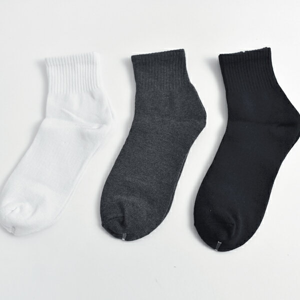 男襪 MIT精梳棉1/2棉襪【NRSM107】