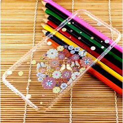 【奧地利水鑽】iPhone 6 Plus /6s Plus (5.5吋) 花系列保護軟套