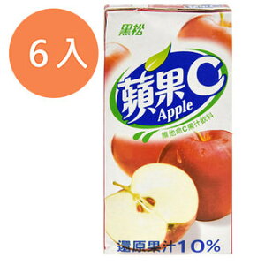 黑松 蘋果C 維他命C果汁飲料 300ml (6入)/組【康鄰超市】