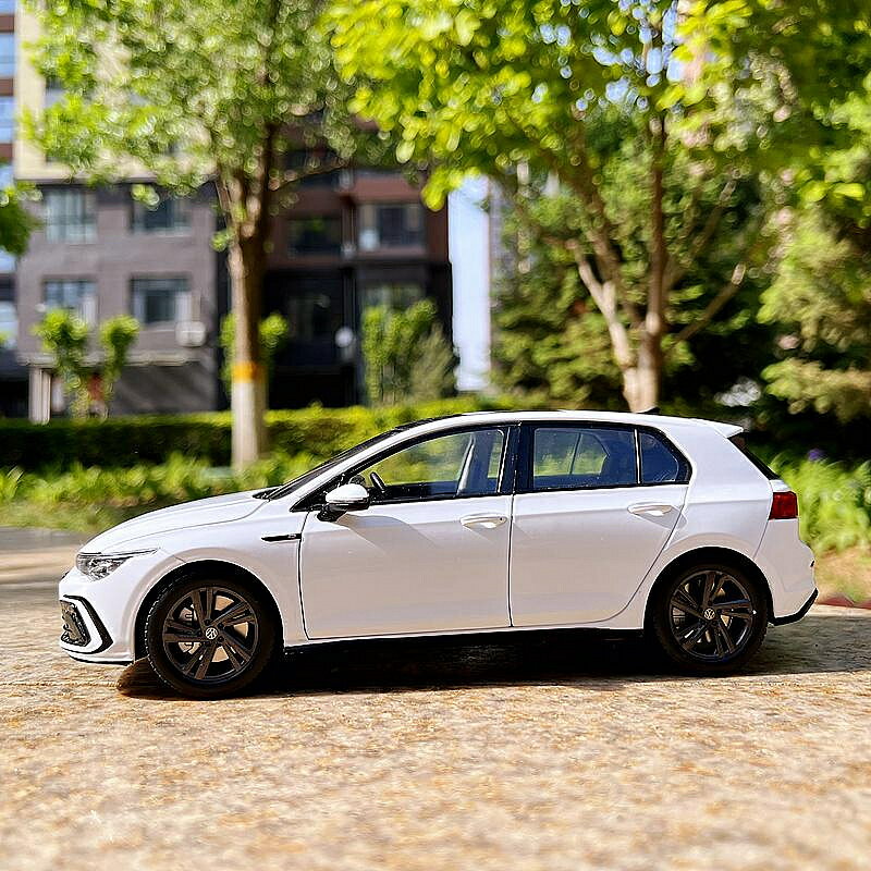 模型車 大眾1:18原廠全新高爾夫R-Line 8代 golf第八代 合金模擬汽車模型