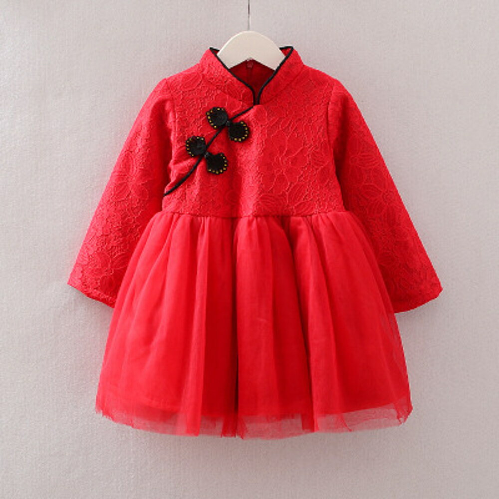 ✤宜家✤時尚可愛寶寶紗裙洋裝25 蓬蓬裙 禮服 聖誕節 過年服裝