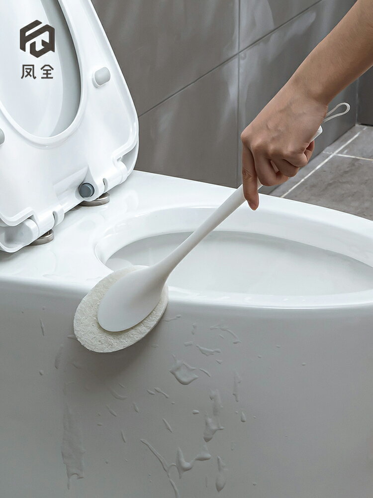 長柄海綿清潔刷廚房浴室衛生間多功能清潔去污清潔刷衛生間浴缸刷