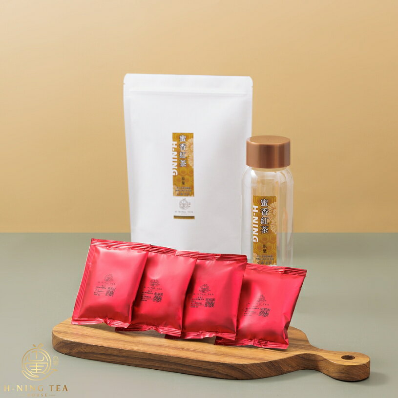 心甯茶莊】「花蓮瑞穗舞鶴A+重蜜香紅茶茶包」 有機摘種4g 10入