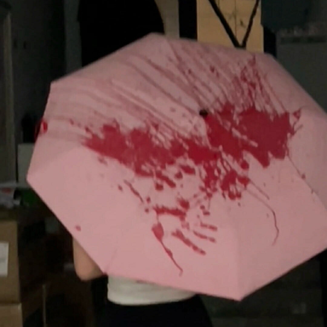遇水淋雨變色雨傘加大加厚加固女男晴雨兩用8骨抗風防曬隔熱降溫