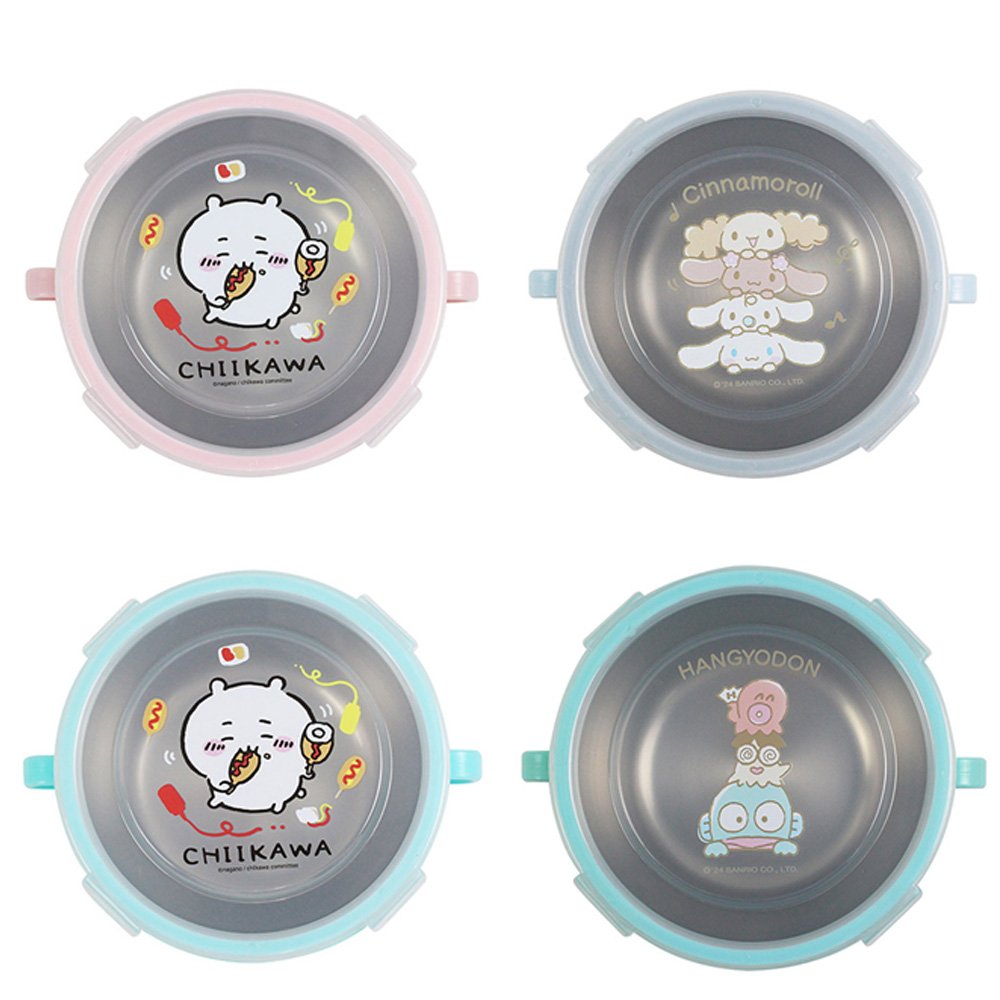 不銹鋼雙耳隔熱餐碗(大耳狗 人魚漢頓 吉依卡哇)【九乘九購物網】