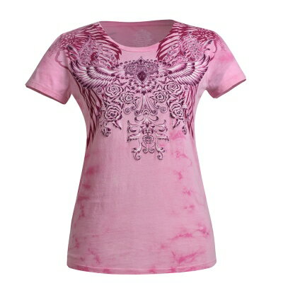 La proie 女式時尚短袖T恤-粉色