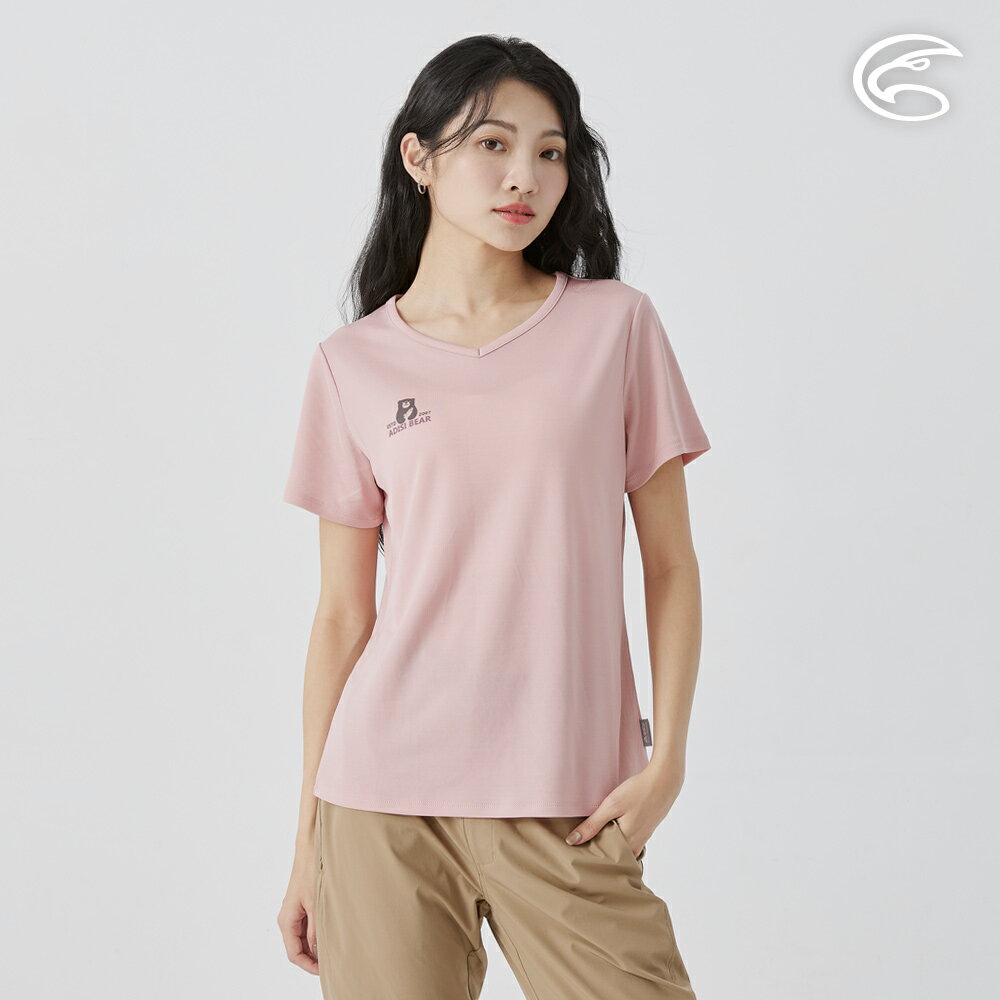 ADISI 女涼感型單向導濕速乾圖騰上衣 AL2511041 (S-2XL)｜吸濕 快乾 透氣 排汗衣