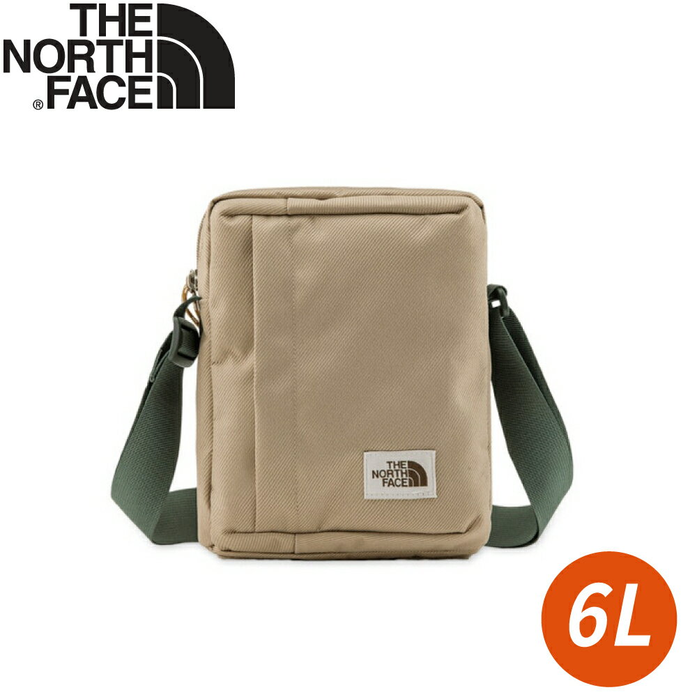 【The North Face 6L 斜揹包《棕綠》】3KZT/小包/側揹包/斜揹包/休閒揹包/單肩包