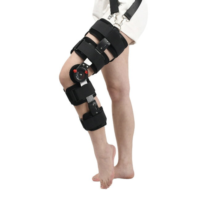 免運 護具膝關節固定支具 下肢外膝蓋腿部護具 膝關節支具 膝部護具-快速出貨