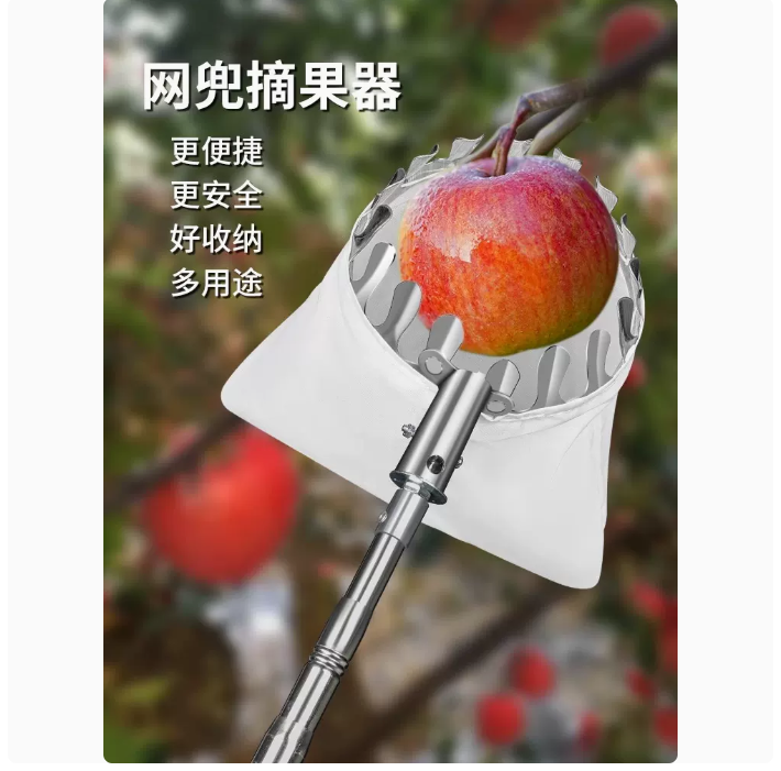 【滿299出貨】摘水果神器伸縮桿芒果枇杷果子李高空摘果採摘楊梅勾桃器子杏棗柿