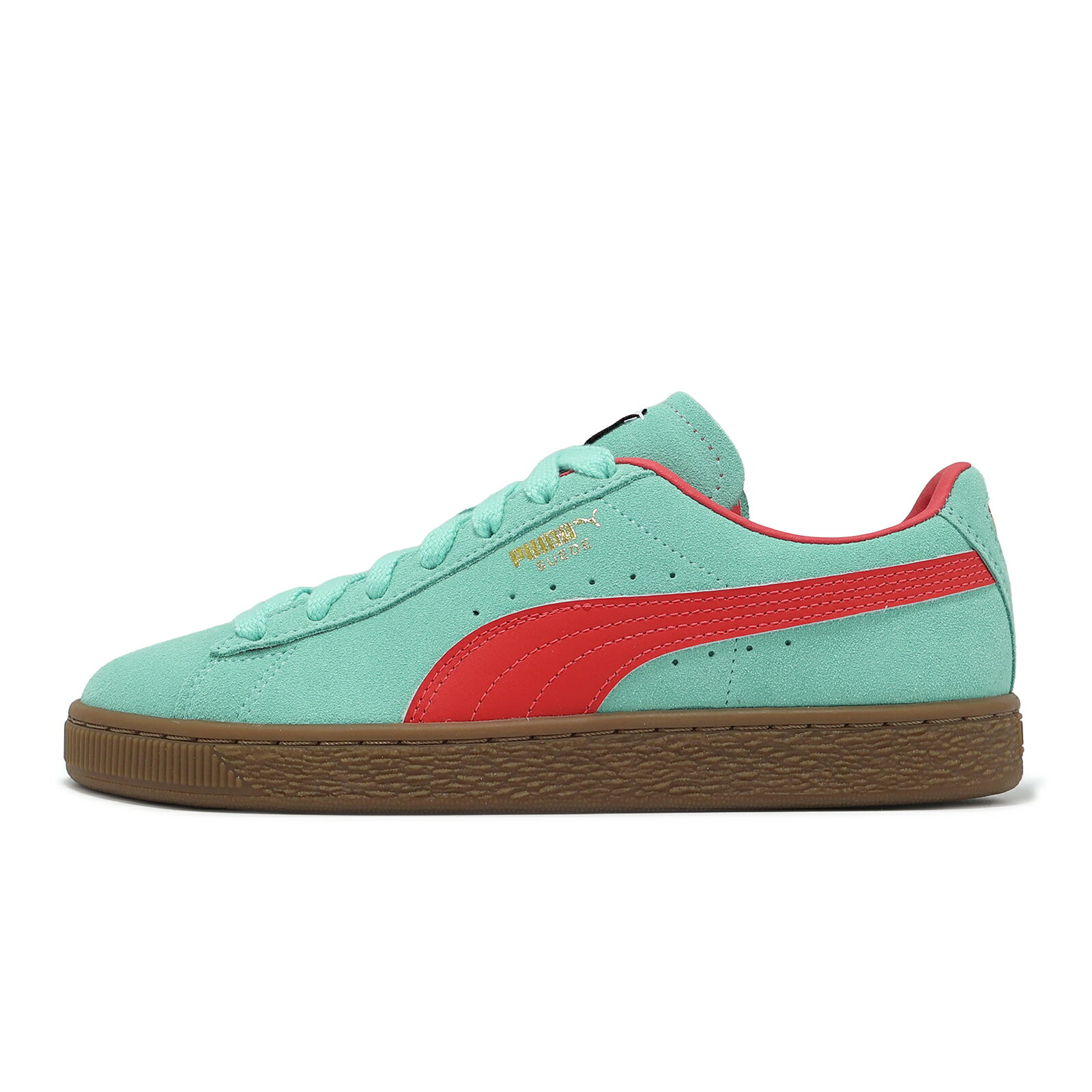 Puma 休閒鞋 Suede Terrace 男鞋 女鞋 湖水綠 紅 復古 板鞋 麂皮 39645105