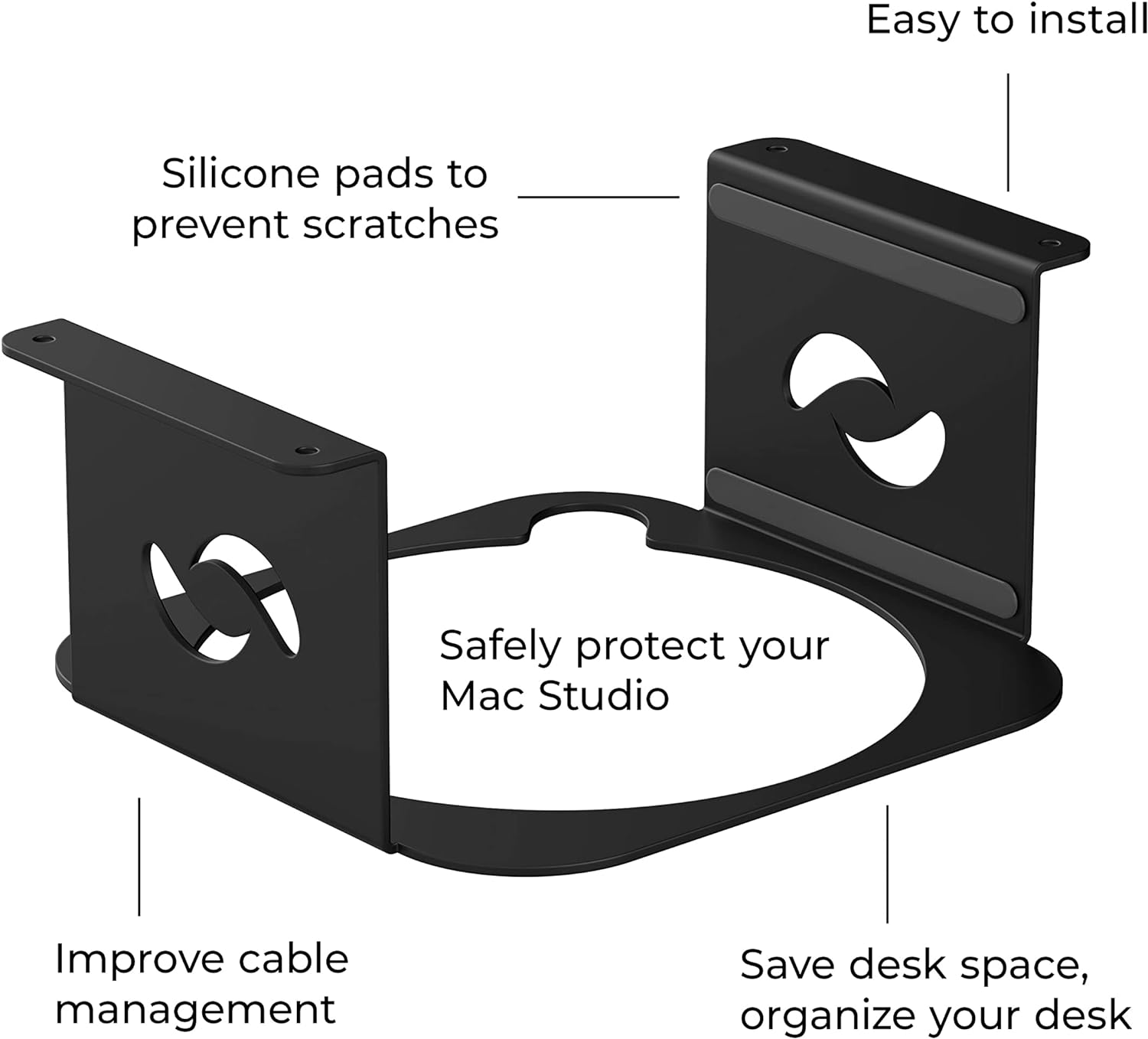[4美國直購] HumanCentric 101-2100 Apple Mac Studio 桌下型 安裝支架 M1 Max Ultra 1