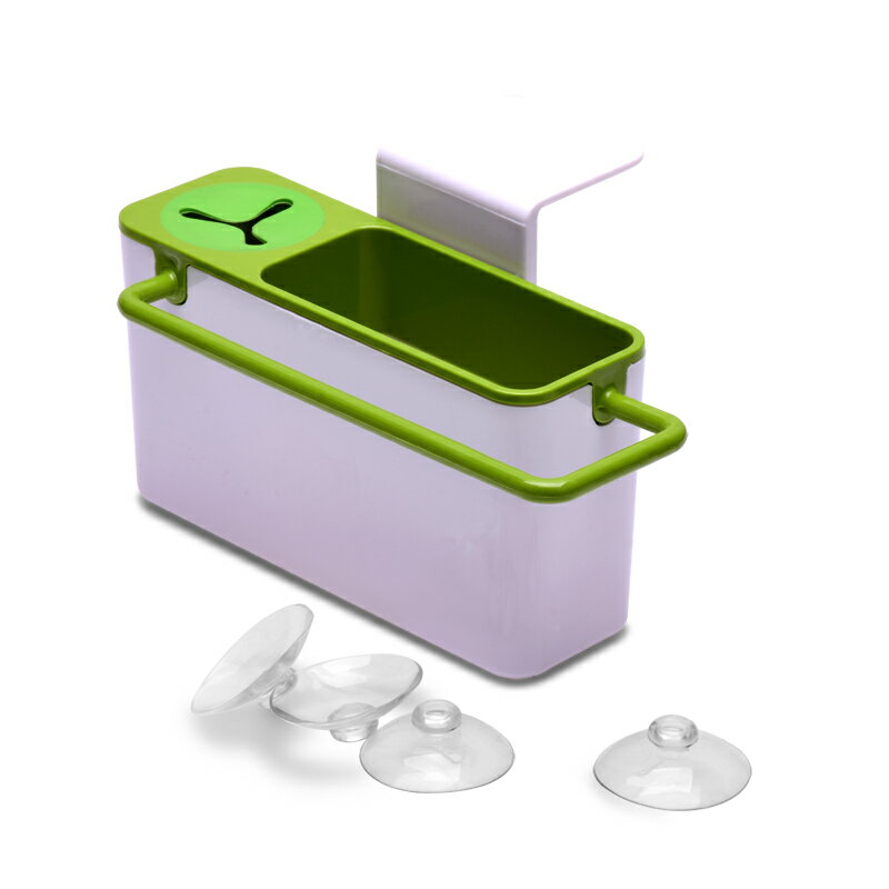 廚房水池雜物收納盒抹布清潔刷收納水盆掛瀝水籃實用置物架