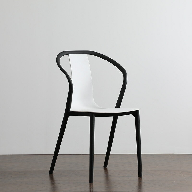 簡約現代家用創意塑料北歐網紅ins風餐椅時尚百搭休閒椅靠背椅子