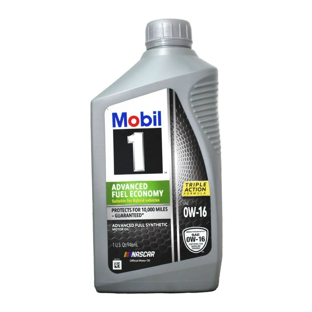 MOBIL 1 AFE 0W16 全合成機油 油電車節能 1 AFE 0W16 全合成機油 油電車節能