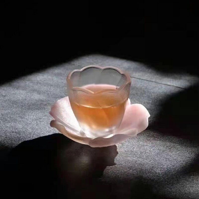 云窩古法琉璃茶杯品茗杯單個功夫茶具日式主人專用個人杯高檔精致
