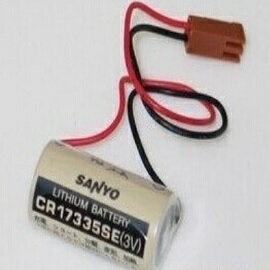 CR17335SE 3V 1800mAh 帶2P棕色接頭 SANYO不可充電PLC鋰電池(含稅)【佑齊企業 iCmore】