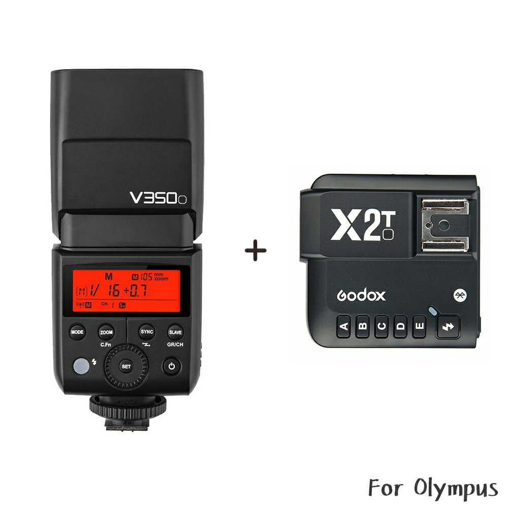 ◎相機專家◎ Godox 神牛 V350O + X2 發射器 Olympus TTL 鋰電機頂 閃光燈 搭X2T 開年公司貨【跨店APP下單最高20%點數回饋】