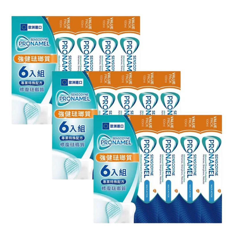 [COSCO代購4] W140952 舒酸定 強健琺瑯質多效牙膏 130克 X 6入 3組