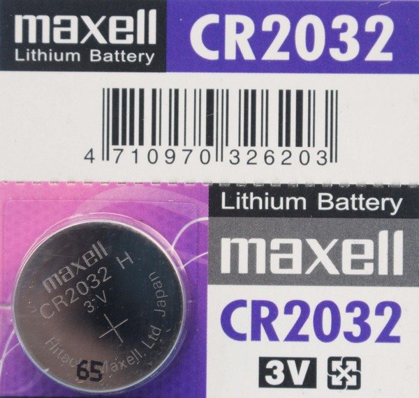 maxell CR2032 鈕扣型鋰電池 3V/一顆入(促40) 水銀電池 手錶電池-傑梭