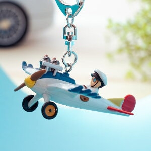 真愛日本 風起 宮崎駿 吉卜力 限定PVC造型鉤式鎖圈 少年夢想飛機 鑰匙圈 吊飾 掛飾