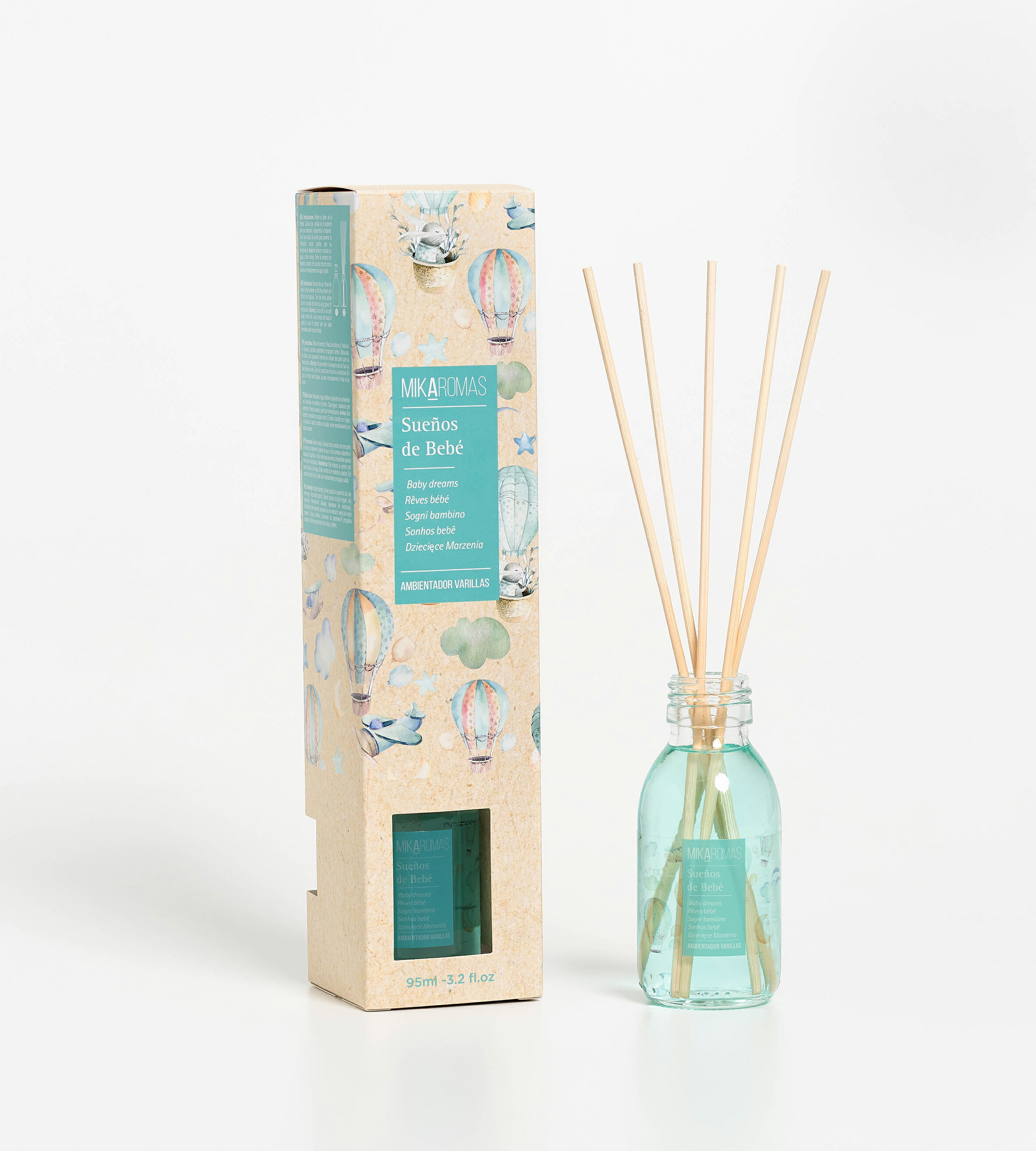 MIKAROMAS 西班牙典雅擴香組 寶寶香 95ml~優惠價:490元｜岡山戀香水