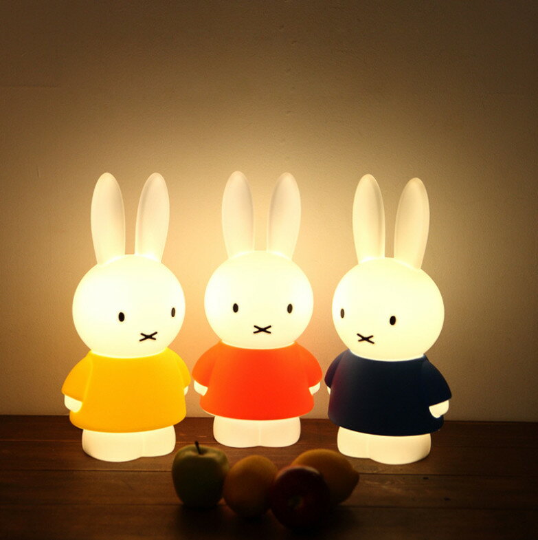 新款米菲兔燈 兒童臥室檯燈 發光玩具寶寶陪睡燈