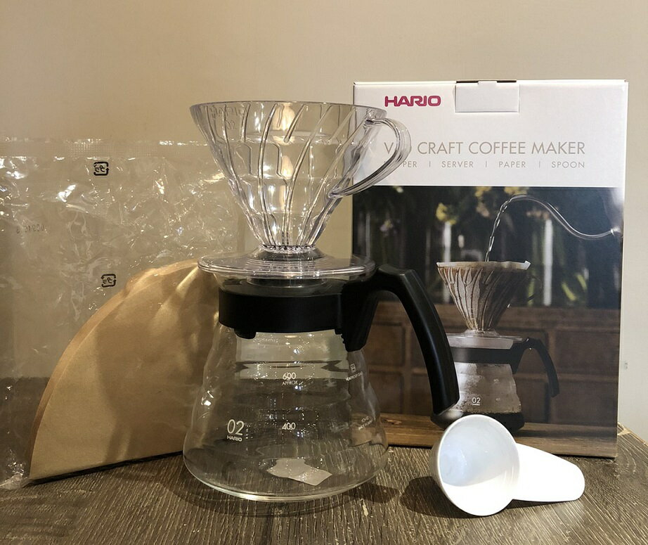 Hario V60 手沖咖啡四件組 100週年紀念濾杯組 百萬組 VCND-02B雲朵壺 日本製『歐力咖啡』