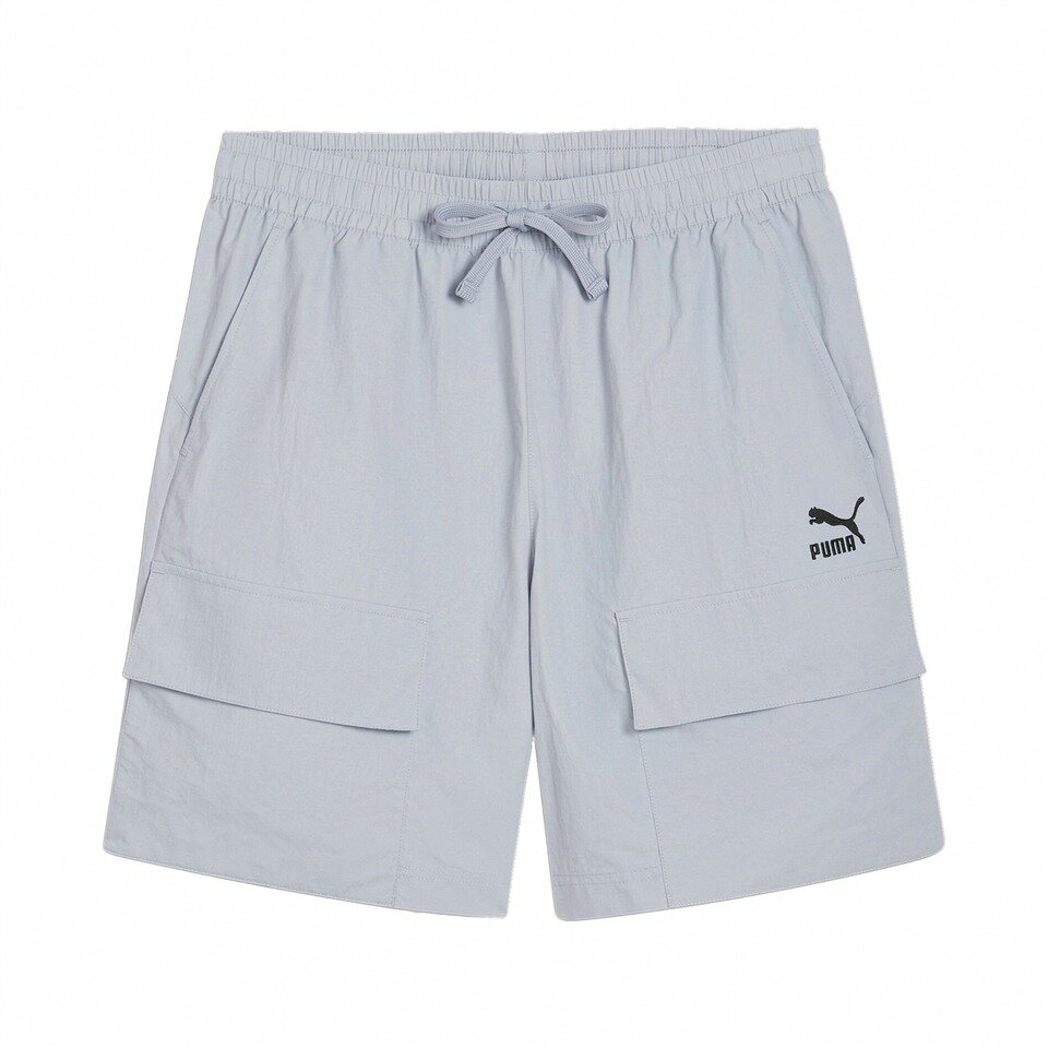 【滿千折百】PUMA 短褲 流行系列 CLASSICS 灰 7吋 工裝 短風褲 男 62426263