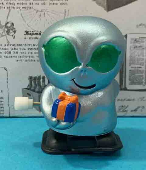 【震撼精品百貨】發條玩具-外星人-綠眼睛#85020 震撼日式精品百貨