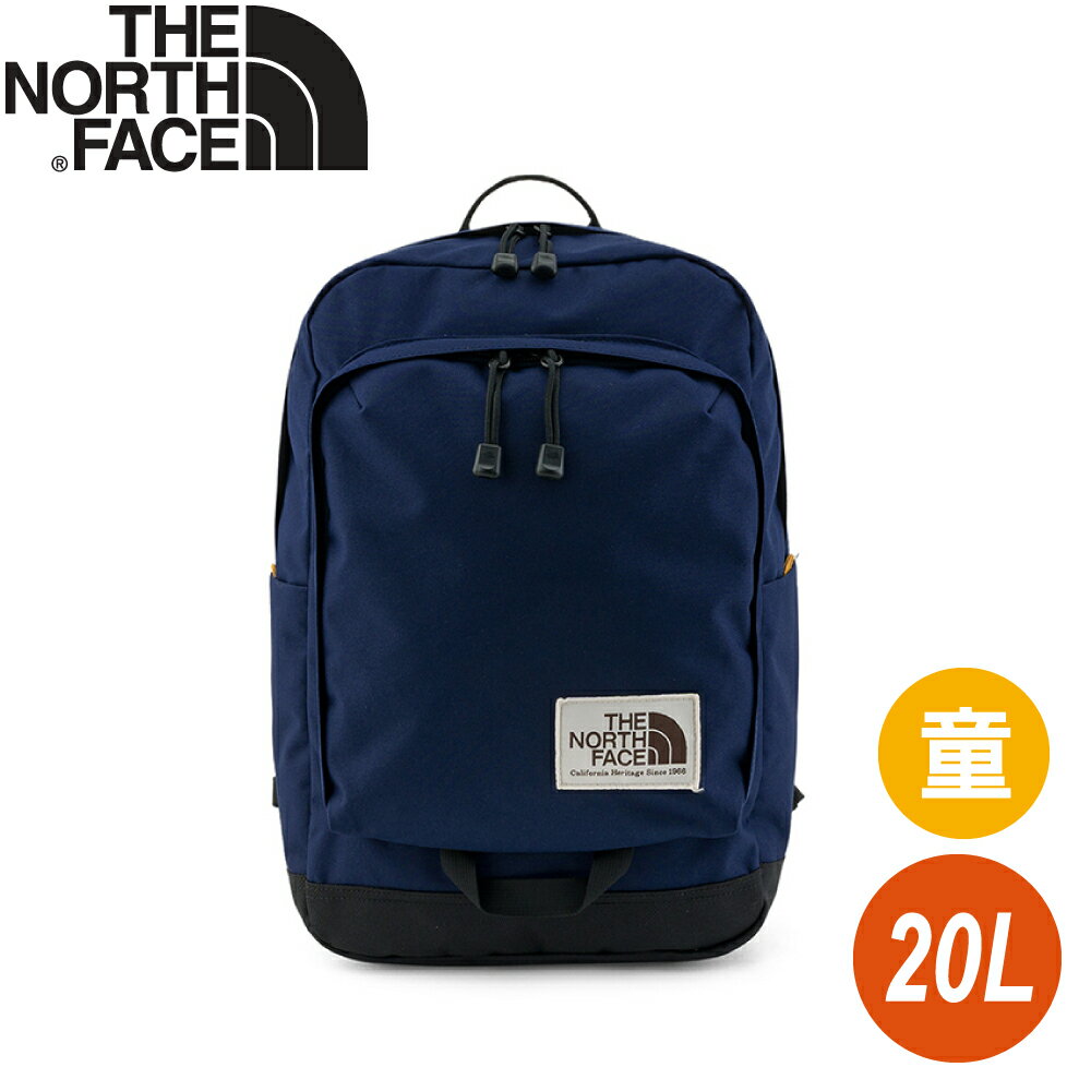 【The North Face 童 20L雙肩包《海軍藍》】8B23/後揹包/雙肩揹包/休閒揹包/登山/露營