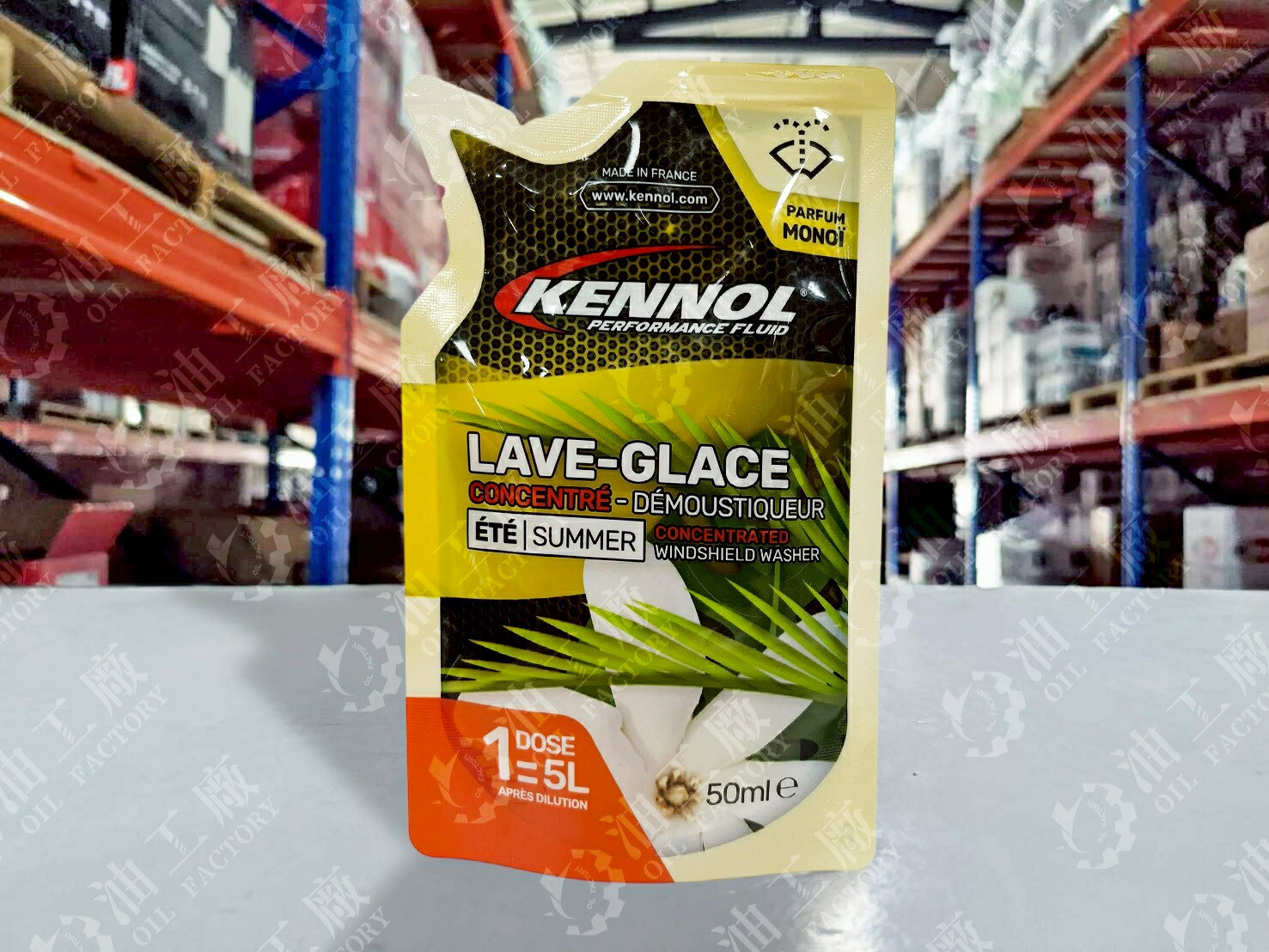 『油工廠』KENNOL LAVE-GLACE 花香 超濃縮 雨刷精 需稀釋 1:100 50ml