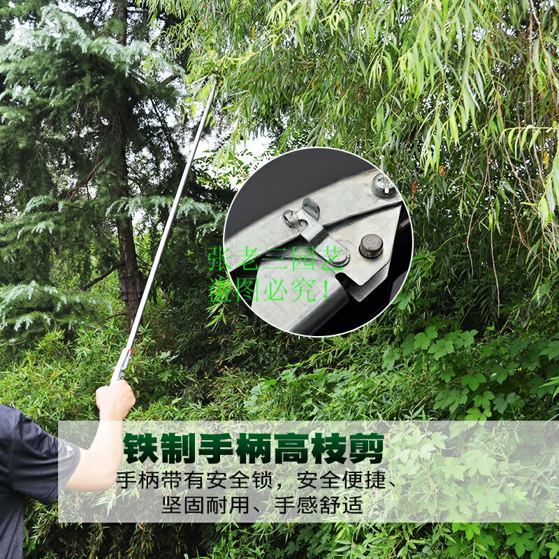 池沐新品高枝剪修枝剪不銹鋼剪刀園林疏花稀果剪枝高空剪高枝花剪 3