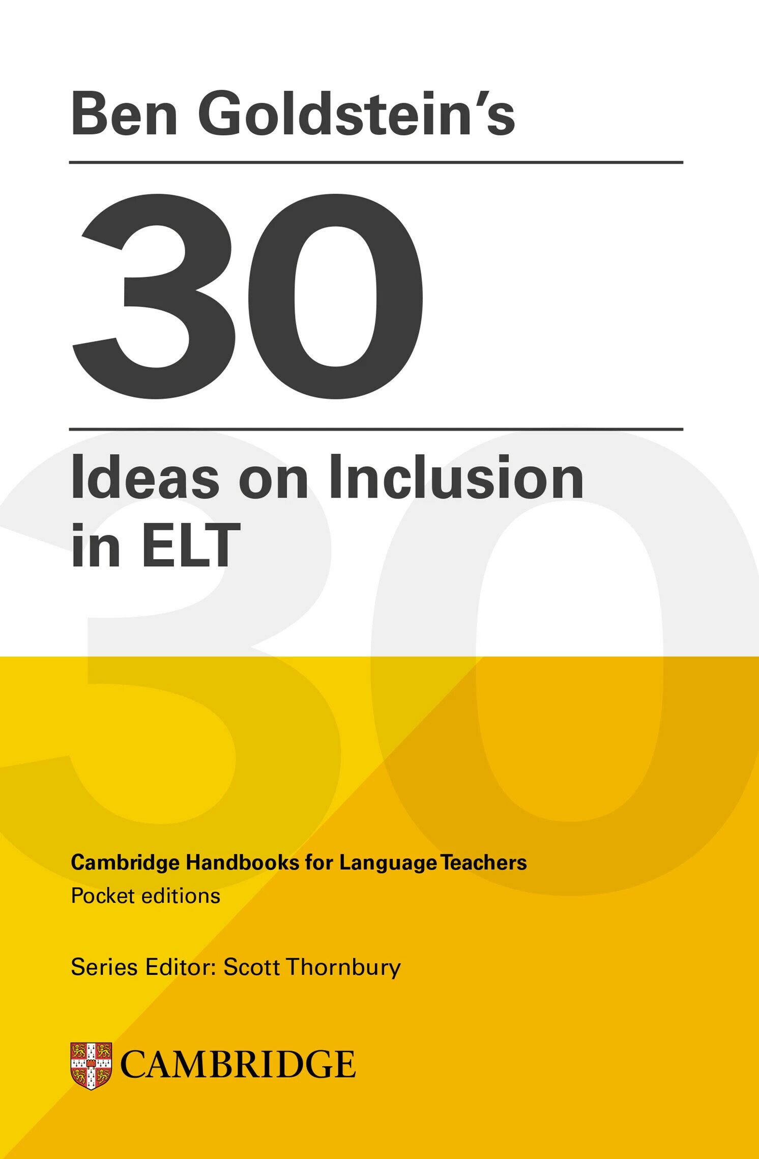 Ben Goldstein's 30 Ideas on Inclusion (1版) Goldstein 2025 Cambridge