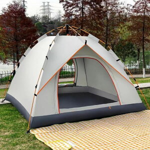 免運 可開發票 公園帳篷戶外便攜式野營露營全自動折疊防曬防雨家庭出游戶外裝備