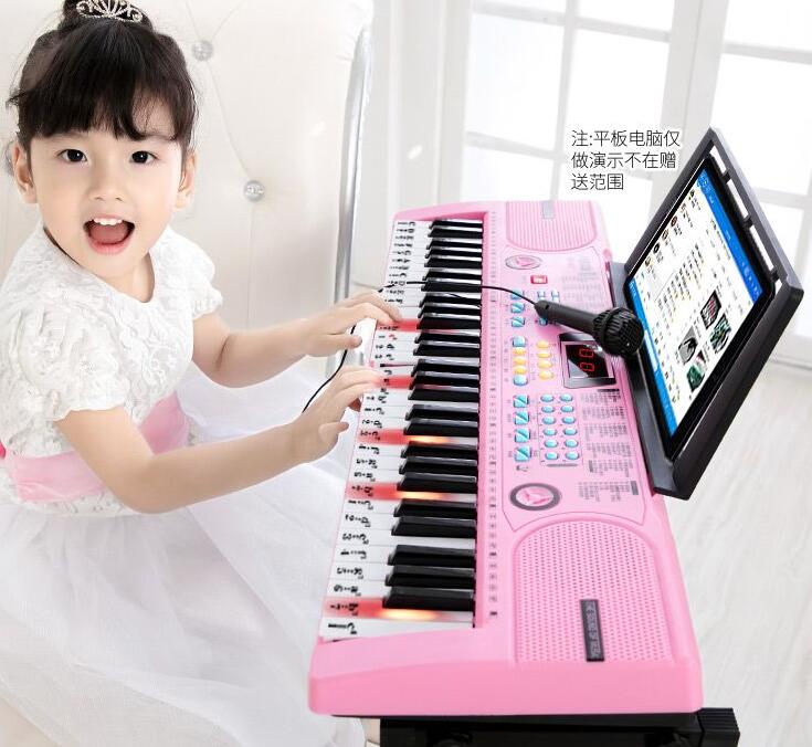 兒童電子琴 初學者入門幼師專用61鍵成人小孩子玩具多功能學生版88 交換禮物全館免運