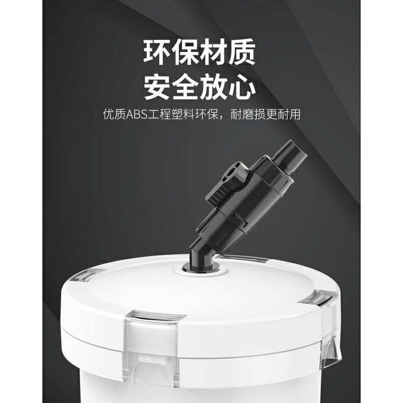 604前置桶 HW-604EW-604 無動力透明過濾桶 物理過濾器 魚缸過濾幫手 1