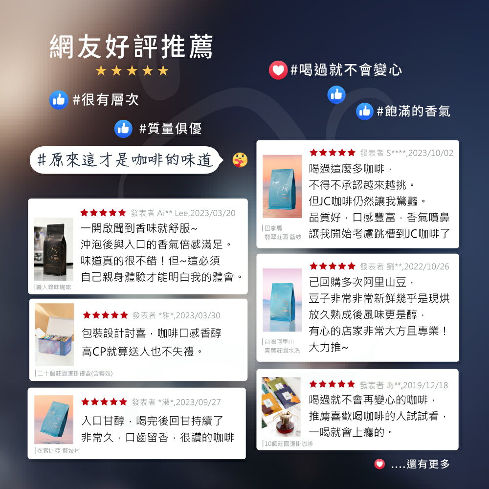 福箱組-精品莊園咖啡豆2包組│一包豆只要$338起-隨機出貨【JC咖啡】半磅(230g/包)-莊園咖啡 新鮮烘焙 7