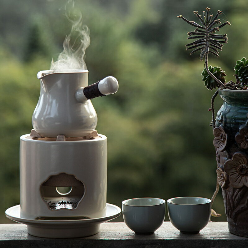 室外功夫茶壺罐罐茶煮茶器茶具套裝圍爐煮茶家用室內陶瓷炭火爐子
