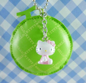 【震撼精品百貨】Hello Kitty 凱蒂貓 KITTY鑰匙圈-造型哈密瓜 震撼日式精品百貨