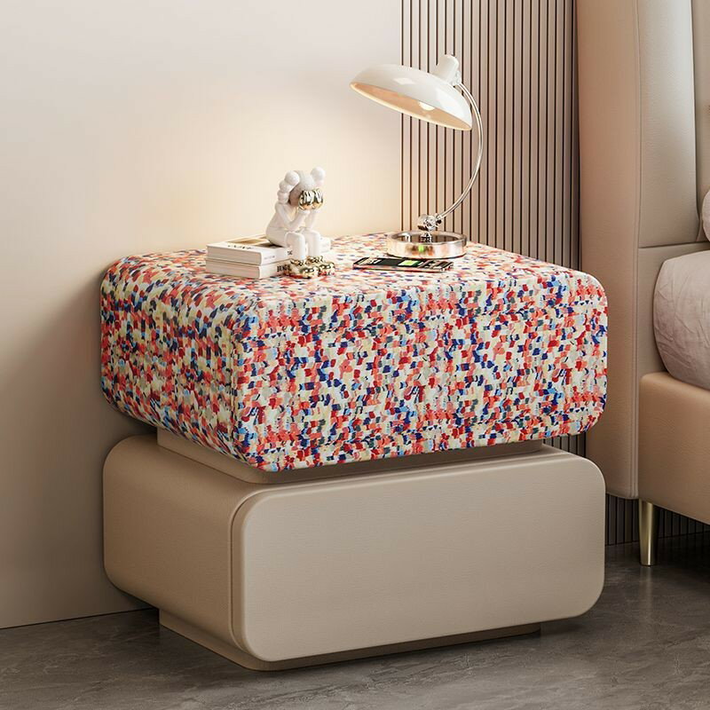 公司貨 附發票 免運 簡約現代松木免漆整裝E1環保床頭櫃定制收納儲物